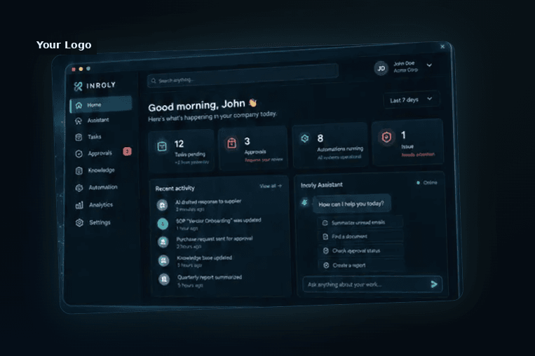 Inroly dashboard